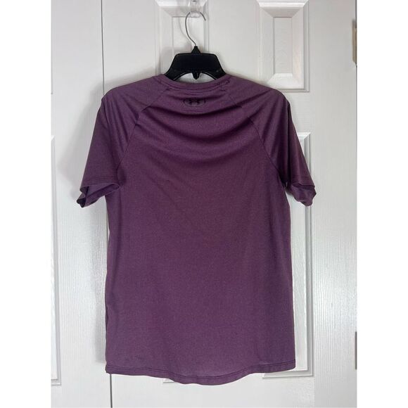 Underarmour Mens The Tech Tee Purple Shirt Size Small - Picture 4 of 4